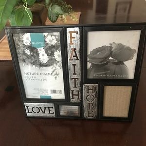 Faith, Hope and Love picture frame